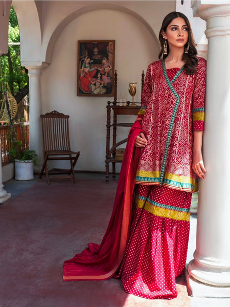 Limelight - Cotton Gharara Outfit