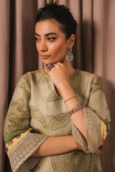 Ethnic - Cotton Embellished Shirt with Embroidered Pants