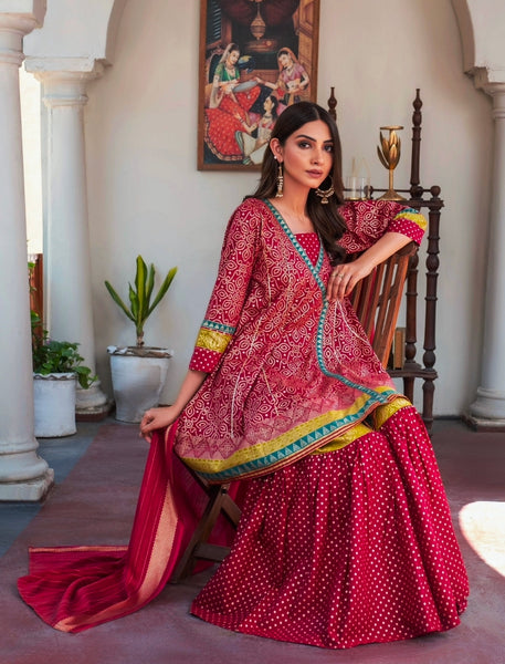 Limelight - Cotton Gharara Outfit